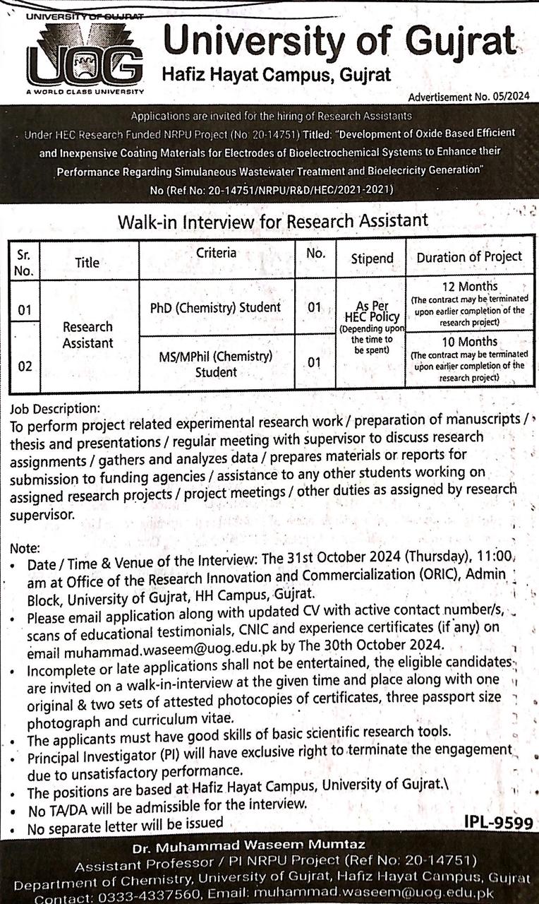 Research Assistant 